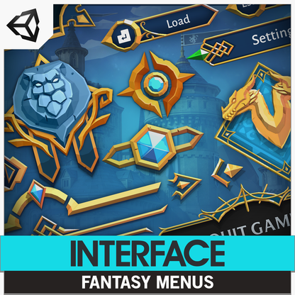 INTERFACE Fantasy Menus Unity Asset Pack